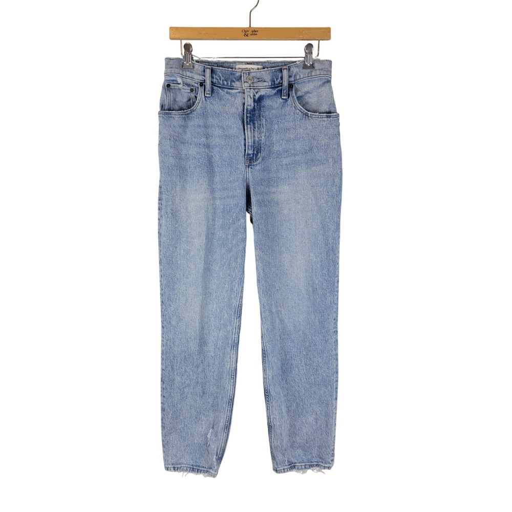 Abercrombie & Fitch Curve Love The 90s Straight Ultra‎ High Rise Jeans Size 29/8